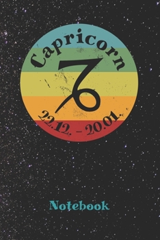 Paperback Vintage Zodiac Capricorn Notebook: Astrology Journal, Horoscope Notepad, Notes, 120 Pages, blanc lined, 6" x 9" Book