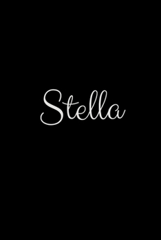 Paperback Stella: notebook with the name on the cover, elegant, discreet, official notebook for notes Book