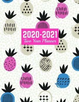 Paperback 2020-2021 Two Year Planner: 24-Month Planner & Calendar - Large 8.5 x 11 (Jan 2020 - Dec 2021) Daily Weekly and Monthly Schedule - Art Cover 00023 Book