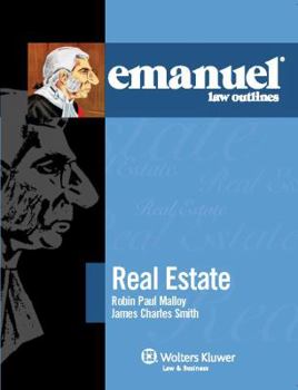 Paperback Emanuel Law Outlines: Real Estate Book