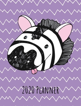 2020 Planner: Weekly Dated With Inspirational Quotes Purple - Zebra (Cute & Adorable Calendar Planners for All)