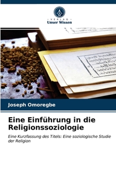 Paperback Eine Einführung in die Religionssoziologie [German] Book