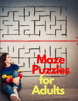 Paperback Maze Puzzles for Adults Book