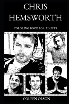 Paperback Chris Hemsworth Coloring Book for Adults Book