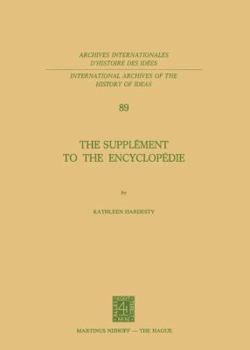 Paperback The Supplément to the Encyclopédie Book