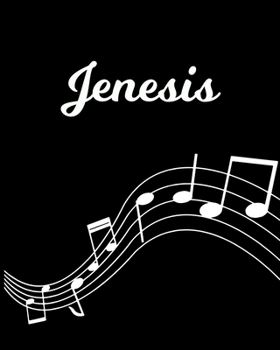 Jenesis: Sheet Music Note Manuscript Notebook Paper | Personalized Custom First Name Initial J | Musician Composer Instrument Composition Book | 12 ... Guide | Create Compose & Write Creative Songs