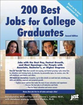 Paperback 200 Best Jobs for College Graduates Book