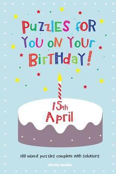 Paperback Puzzles for you on your Birthday - 15th April Book