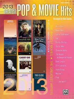 Paperback 2013 Greatest Pop & Movie Hits Book