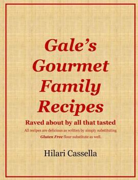 Paperback Gale's Gourmet Family Recipes Book