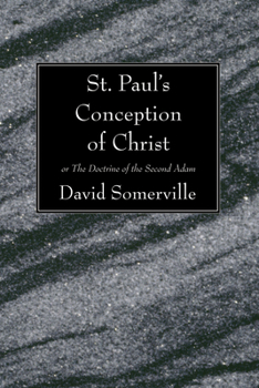 Paperback St. Paul's Conception of Christ Book