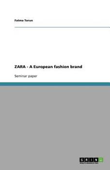 Paperback ZARA. A European fashion brand Book