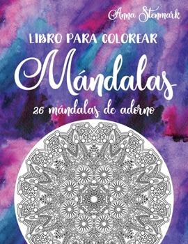 Paperback Libro para colorear mándalas: 26 mándalas de adorno: Libro morado [Spanish] Book