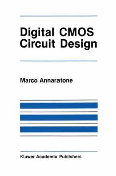Paperback Digital CMOS Circuit Design Book