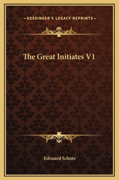 Hardcover The Great Initiates V1 Book