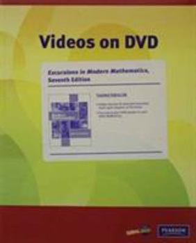 Hardcover Videos on DVD with Optional Subtitles for Excursions in Modern Mathematics Book