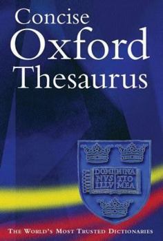 Paperback Concise Oxford Thesaurus Second Edition Book