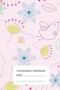 Paperback Composition Notebook: Lined Ruled Notebook ( 6 x 9 ) 120 pages Book