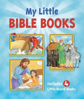 Board book My Little Bible Books: The Story of Noah/The Story of the Ten Commandments/The Story of Jonah/The Story of Jesus Book