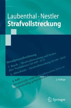 Paperback Strafvollstreckung [German] Book