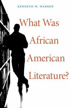 Hardcover What Was African American Literature? Book