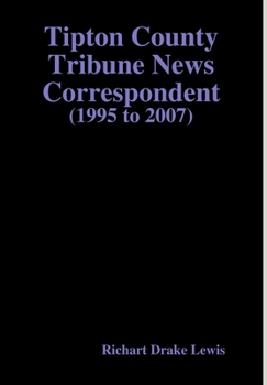 Hardcover Tipton County Tribune News Correspondent Book