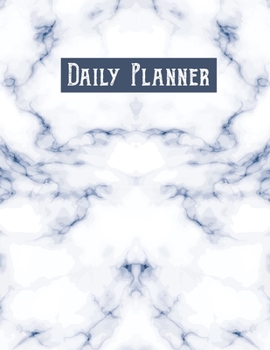 Daily Planner: Undated Daily Goal Setting Productivity Planner and Organizer with Hourly Schedule, Goals, To Do List, Meal Tracker, Top Priorities and More