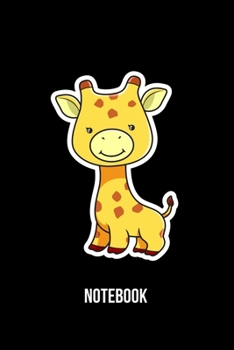 Notebook: A5 Notizbuch für Baby Giraffen und Tier Liebhaber