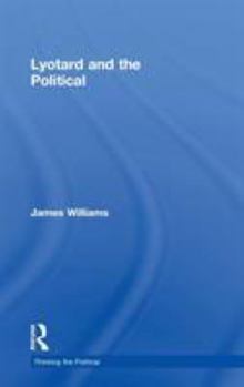 Hardcover Lyotard and the Political Book