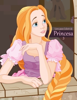 Paperback Livro para Colorir de Princesa 3 [Portuguese] Book