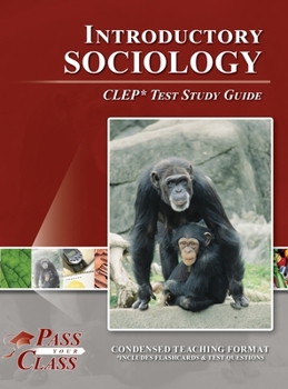 Hardcover Introduction to Sociology CLEP Test Study Guide Book