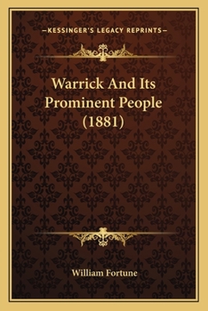 Paperback Warrick And Its Prominent People (1881) Book