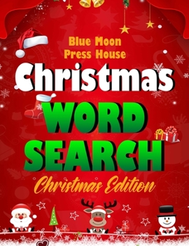 Paperback Christmas word search.: Easy Large Print Puzzle Book for Adults, Kids & Everyone for the 25 Days of Christmas. Book