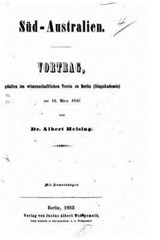Paperback Süd-Australien. Vortrag [German] Book