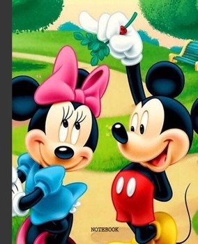 Notebook: Cartoon Tom and Jerry Soft Glossy Cover Graph Paper Pages Book 7.5 x 9.25 Inches 110 Pages