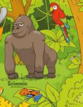 Paperback Scimmie Libro da Colorare 3 [Italian] Book