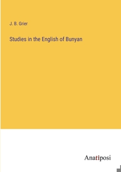 Paperback Studies in the English of Bunyan Book