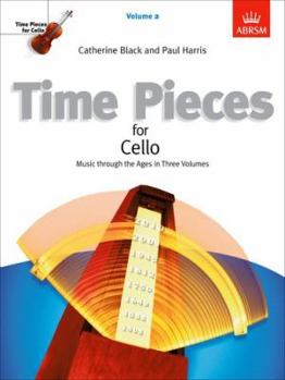 Paperback Time Pieces for Cello: V. 2 Book