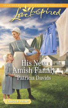 Mass Market Paperback His New Amish Family [Large Print] Book