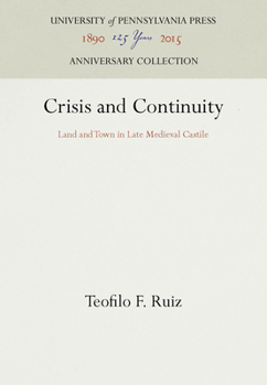 Hardcover Crisis and Continuity Book