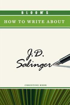 Hardcover Bloom's How to Write about J.D. Salinger Book