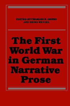 Paperback The First World War in German Narrative Prose Book