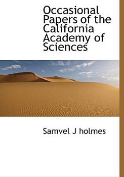 Hardcover Occasional Papers of the California Academy of Sciences Book