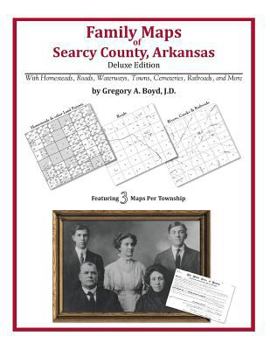 Paperback Family Maps of Searcy County, Arkansas Book