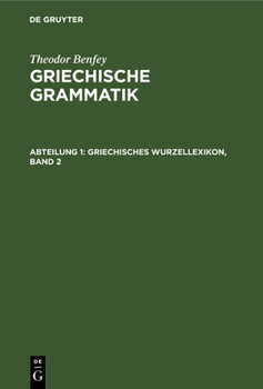 Hardcover Griechisches Wurzellexikon, Band 2 [German] Book