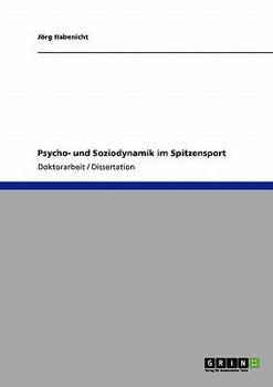 Paperback Psycho- und Soziodynamik im Spitzensport [German] Book