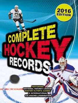 Hardcover Complete Hockey Records: 2016 Edition Book