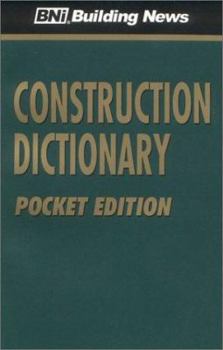 Paperback Construction Dictionary - Pocket Ed Book