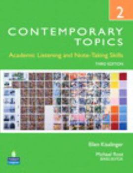 Hardcover Contemporary Topics 2 Student Book with Streaming Video Access Code Card Book
