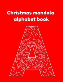 Paperback Christmas mandala alphabet book